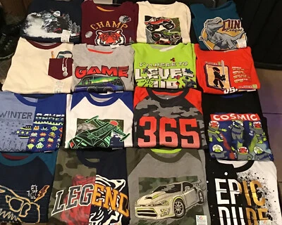 CHOOSE Boys 365 Kids by Garanimals Long Sleeve Shirt Tee Size 4, 5, 6, 7, 8, 10 - Image 1 of 4