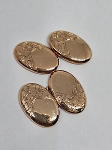 Gemelli in oro rosa 9 ct (2,30 g) - Foto 1 di 5