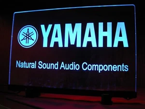 YAMAHA ETCHED ACRYLIC LED SIGN - Picture 1 of 8
