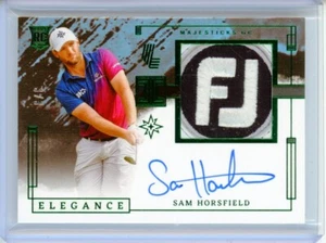 2024 Panini Impeccable LIV Golf SAM HORSFIELD Green FOTL Patch AUTO Autograph /5 - Picture 1 of 2