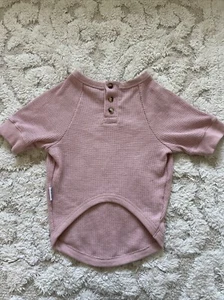 Milltown Pups' Favorite Quality Goods pink 3 button dog shirt XL - Picture 1 of 6