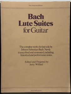 Bach Lute Suites for Guitar: First American Edition by Jerry Willard USED GOOD - Picture 1 of 5