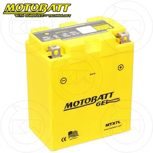 BATTERIA MOTOBATT MTX7L YTX7L-BS GEL 12V 7Ah Vespa Primavera 4T 3V IE 125 2014 - Picture 1 of 6