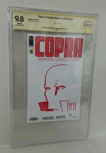 Copra Preview Ashcan 2019 Signed Michel Fiffe W Sketch CBCS 9.8 141/300 Rare - Picture 1 of 10