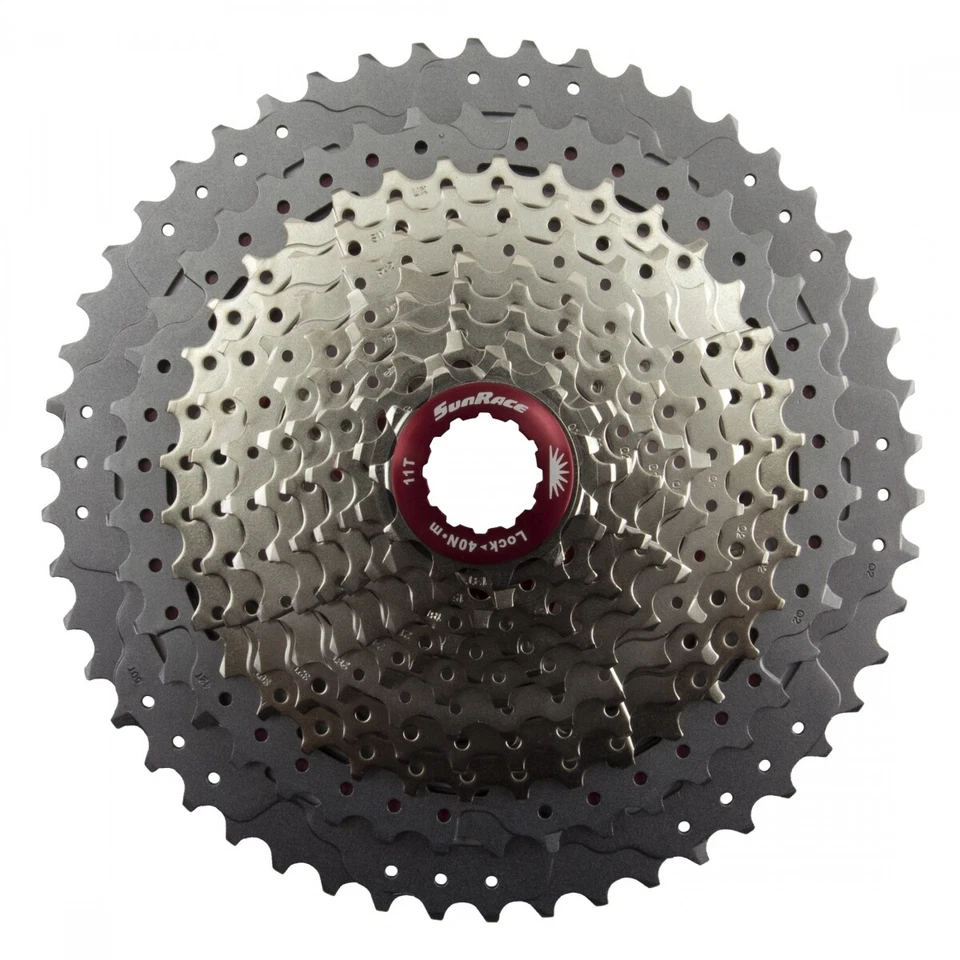 Sunrace CSMX80 11-50T 11sp Cassette Silver - Image 1 of 1