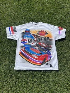Vintage 1999 Las Vegas 400 Race Shirt ALL OVER PRINT AOP SIZE XXL - Picture 1 of 4
