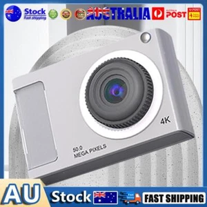 48MP HD Mini Camera 16X Zoom Kids Camera 4K Video Camera for Children(Silver) Au - Picture 1 of 9