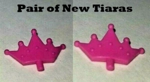 LEGO Friends Minidoll Pink Crown Tiara Set of 2 Princess Queen Minifigure Pet - Picture 1 of 1
