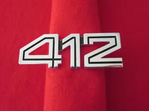 Ferrari 412 Abzeichen Emblem Schriftzug Logo - Authentic Factory Original - Bild 1 von 5