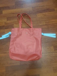 Lululemon Large Multi use Workout Multipurpose Gym yoga Bag Tote Peach Coral - Picture 1 of 5