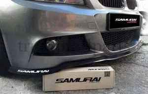 New 1x Universal Black Rubber Lip 250cm Car Van Front Bumper Spoiler Skirt Trim - Picture 1 of 6