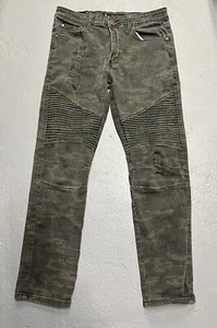 Mens Seven Souls Camo Print Jeans Size 30x30 - Picture 1 of 5
