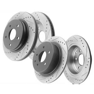 Brake Rotors For Ford Fusion Mercury Milan Lincoln Zephyr Front and Rear H12 PA - Picture 1 of 10