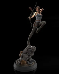 Lara Croft - Tomb Raid - 3D Printed Kit by H3LL Creator - Resin Grey, Fan Art - Picture 1 of 4