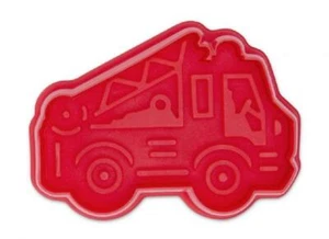 Ausstechform Feuerwehrauto mit Auswerfer 6,5 cm Städter Plätzchen Auto Kekse - Bild 1 von 4