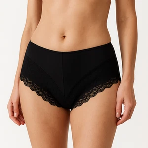 3x Womens Lace Boyshort Boyleg Full Briefs Underwear Undies in Black - Picture 1 of 3