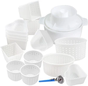 16 pcs Cheese Making Kit for Beginners - Soft Form Molds Cheese... - Picture 1 of 7