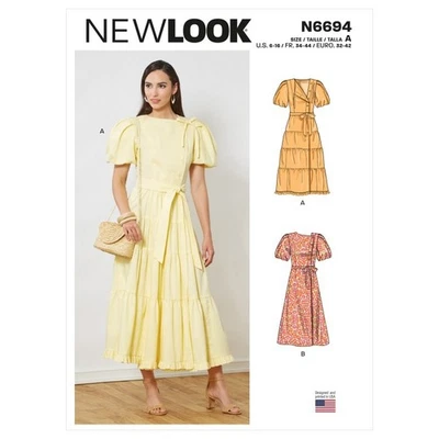 NEW LOOK 6694 MISSES' DRESSES Sewing pattern Sizes 6- 16 Skill: AVERAGE - Image 1 of 4