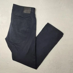 Pantalones de mezclilla AG Everett para hombre 35x32 azul marino ajustados rectos elásticos trabajo - Imagen 1 de 12