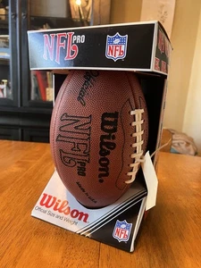 Nuevo De Colección Wilson Oficial NFL Fútbol Profesional HECHO EN EE. UU. De Colección Cuero de Vaca - Imagen 1 de 9