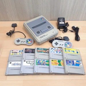 Nintendo Super Famicom console Japan with 10games & cables US TARIFFF PAID SF108 - Picture 1 of 11
