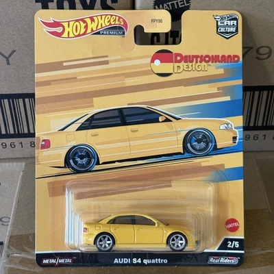 HOT WHEELS Audi S4 Quattro - PREMIUM - Deutchland Design - Immagine 1 di 2