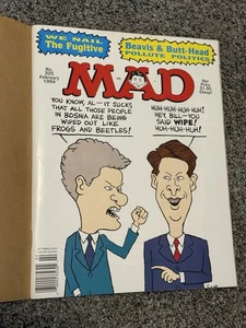Mad Magazine #325 February 1994 We Nail The Fugitive Beavis & Butthead Politics - Picture 1 of 3
