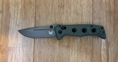 Navaja de bolsillo Benchmade 273 Mini Adamas OD VERDE G10 | PUNTO DE CAÍDA CPM-CRUWEAR Foto 1 de 3