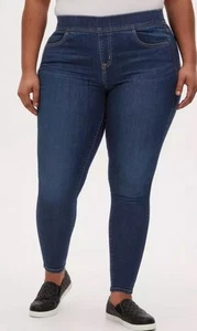 Torrid Super Soft Lean Jeans Skinny High-Rise Jeans in Avalon Gr. 1X 14/16 Pull On - Bild 1 von 13