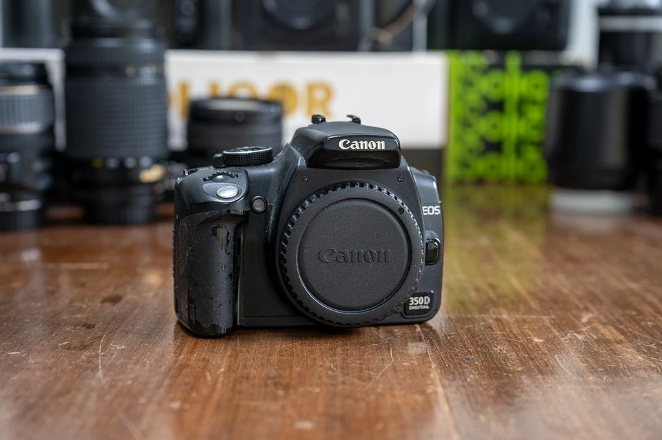 Canon EOS 350D Digital SLR Camera Body – 8.0MP, Battery & Charger Included - Image 1 of 4