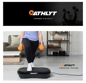 Athlyt Vibration Plate Exercise Machine with Resistance Bands for Home Gym VG - Picture 1 of 10