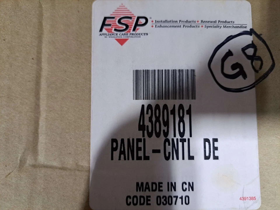 Panel de Control Deshumidificador Whirlpool 4389181 NUEVO EN CAJA DE3 Foto 1 de 1