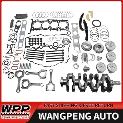2.4L G4KJ Engine Rebuild Kit Crankshaft Rods Timing for Hyundai Santa Kia Optima - Image 1 of 4