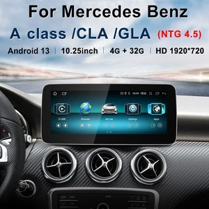 10.25" GPS Navi Wireless CarPlay Bluetooth Display for Mercedes GLA CLA A-Class - Picture 1 of 13