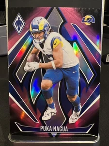 2024 Panini Phoenix Puka Nacua Pink Fade /88 Los Angeles Rams #118 - Foto 1 di 4