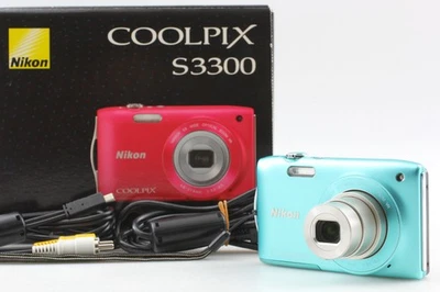 [Near MINT in box] Nikon Coolpix S3300 16.0MP Compact Digital Camera From JAPAN - Image 1 of 4