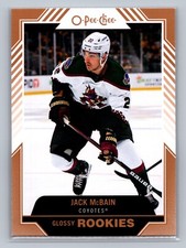 2022-23 UD JACK McBAIN Hockey Series 2 OPEE CHEE GLOSSY ROOKIES BRONZE