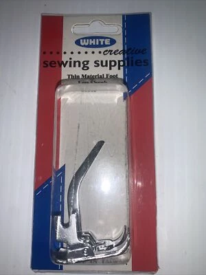 White Creative Sewing Supplies Thin Material Low Shank Foot #11813 - Image 1 of 4