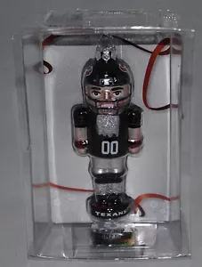 Houston Texans BG Calcio Giocatore Sportivo Schiaccianoci Decorazione Natalizia - Foto 1 di 3