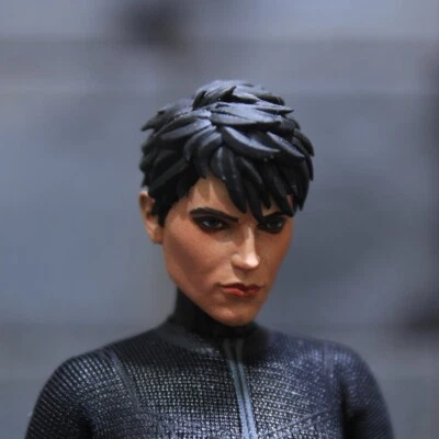 Cabeza esculpida de comandante escudo Maria Hill universo Marvel personalizado 1/12 Foto 1 de 2