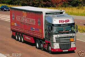Truck Photo: RHP Transport - DAF XF - SV08 CXA - TELFORD Shropshire Road Haulage - Picture 1 of 1