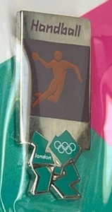 Insignia prendedor olímpico de balonmano ~ Juegos de Verano de Londres 2012 ~ Pictograma - Imagen 1 de 6