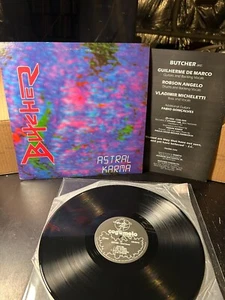 NM Butcher Astral Karma LP RARE Brazil Metal 1993 Cogumelo Sepultura Sarcofogo - Picture 1 of 9