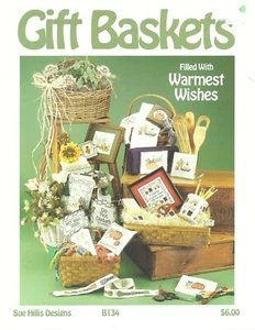 Gift Baskets Cross Stitch Leaflet B134 Sue Hillis Designs 1993 - Picture 1 of 8