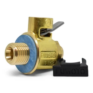 F105S: Original FUMOTO® VALVE WITH SHORT NIPPLE 20MM-1.5 WITH LC-10 - Picture 1 of 4