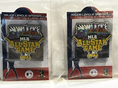 2- 2006 MLB All-Star Game Pittsburgh Pirates PNC Park Pin Lot Peter David Sealed - Image 1 of 3