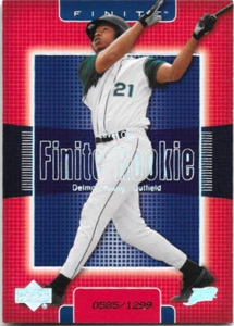 Delmon Young 2003 Upper Deck Finite Level One Finite Rookie #585/1299 - TB Rays - Picture 1 of 1