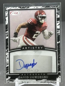 2022 SAGE Artistry - Autografi #A-DO David Ugwoegbu (AU, RC) - Foto 1 di 2