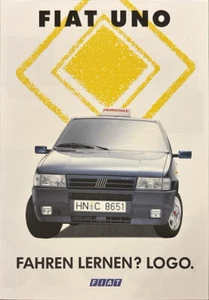 FIAT UNO SCUOLA GUIDA depliant brochure depliant 09/1991 - Foto 1 di 1