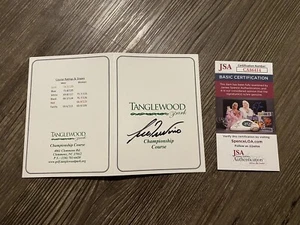 Lee Trevino Signed Tanglewood Park Golf Scorecard 1974 PGA Championship JSA - Picture 1 of 2